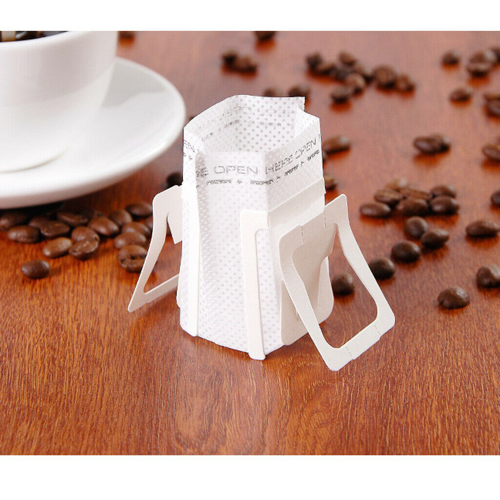100 pieces/bag Hanging Ear Drip Coffee Filter Paper Bag Eco-friendly Material