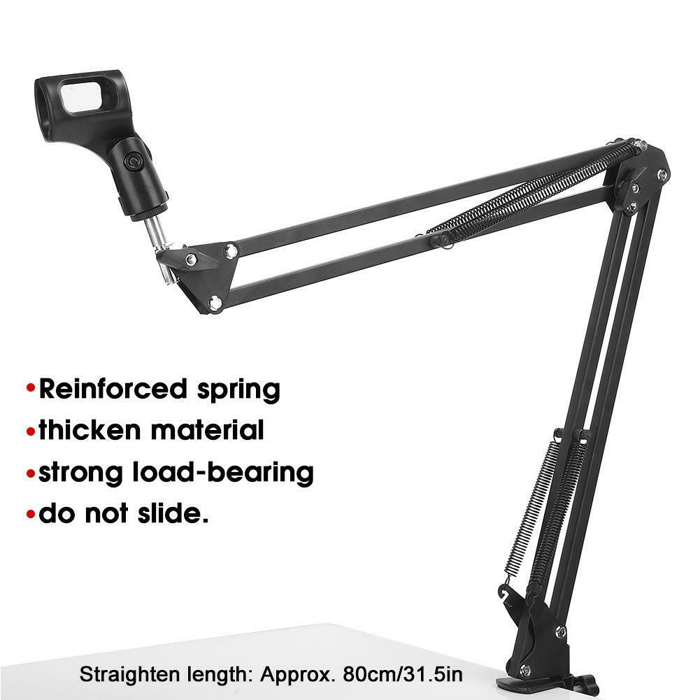 Broadcast Studio Microphone Mic Suspension Boom Arm Stand Recording Mic Stand