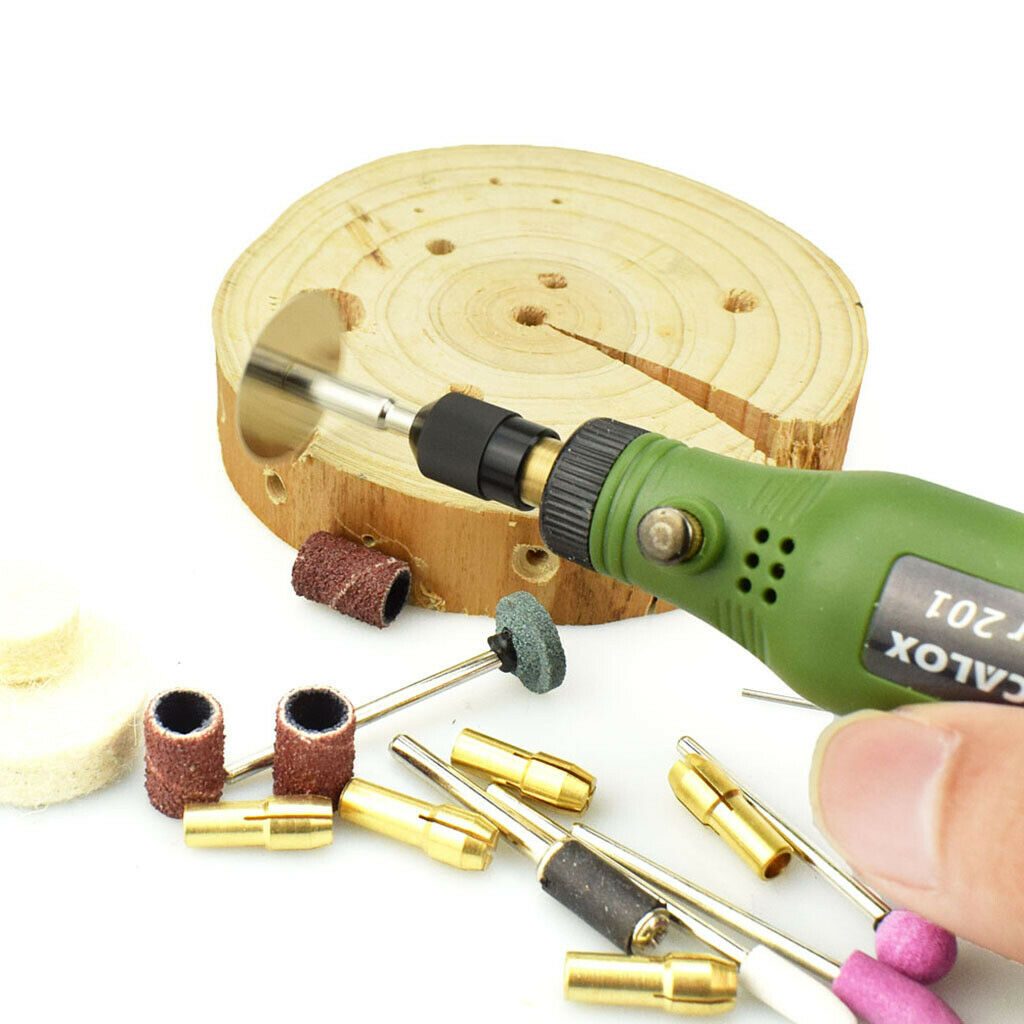 Electric Drill Grinder Sander Kit 3 Speeds Woodworking Hobby Polishing
