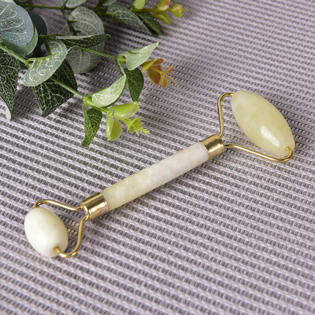 1Pc White Women Facial Massager Body Head Neck Foot Nature Beauty Tool Jad.l8