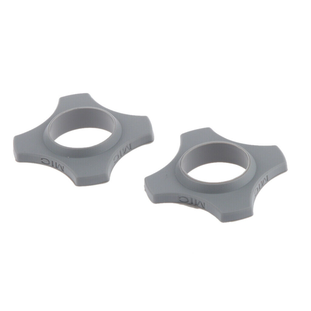 3 Point Microphone Protection Ring Blue + 4 Point Mic Anti-skid Slip Holder Gray