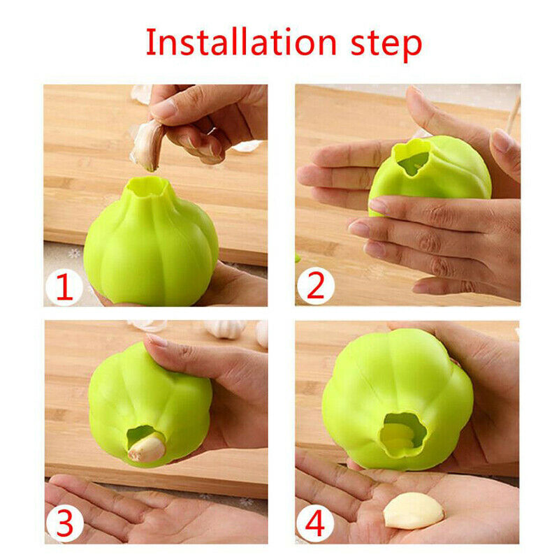 Magic Silicone Garlic Peeler Peel Useful Easy Kitchen Cooking Tool Gadget.l8