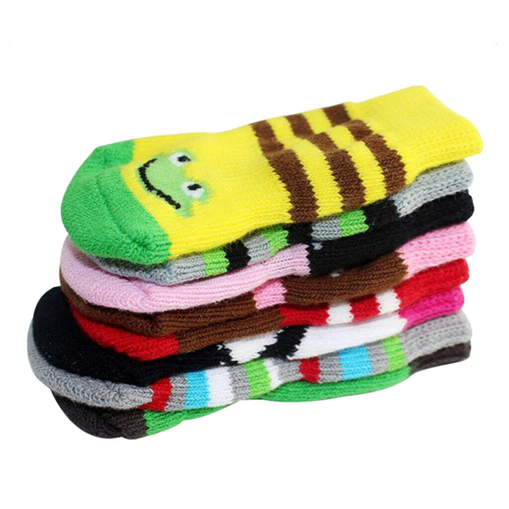 Lot of 8pcs Dog Socks Winter Socks for Dogs Socks for Dogs And Cats