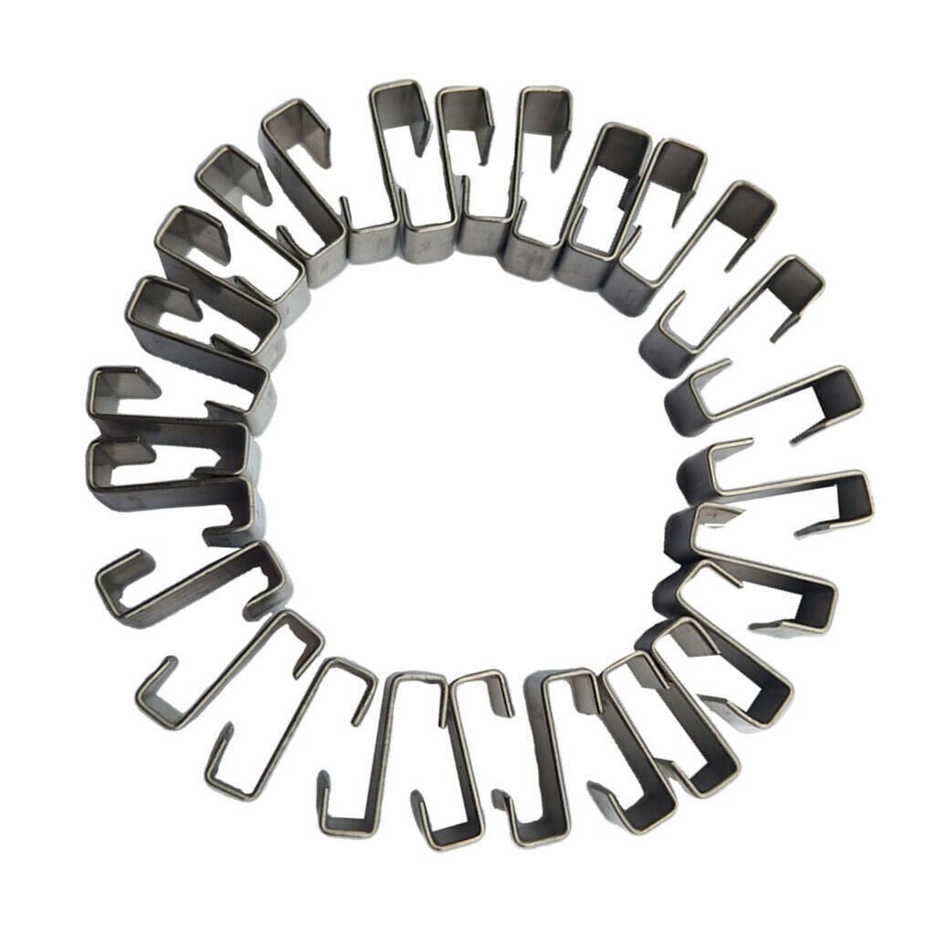 100 Pieces Durable Greenhouse Glazing Clips Fixed Clips Greenhouses Fittings