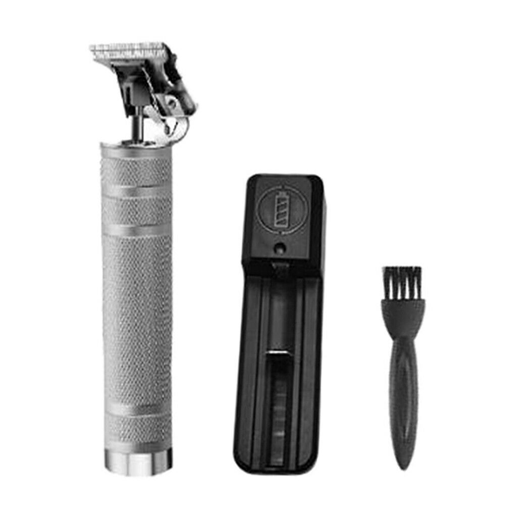 Men Salon Barber Cordless Hair Clipper Carving  Tool Oil Head Cutting Kit