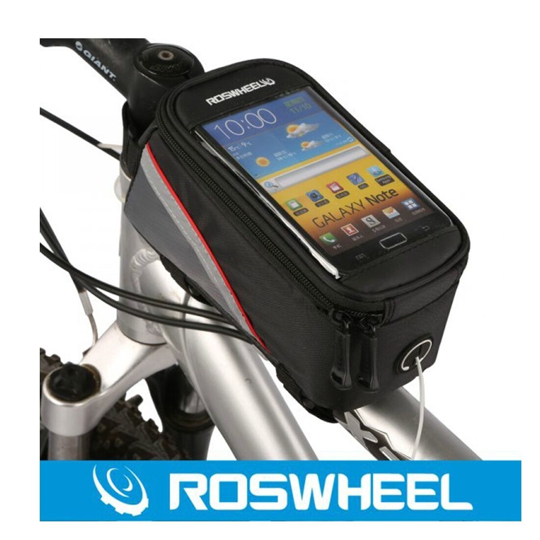 Roswheel Bike Bicycle Cycle 600D Front Tube Bag Case Package 4.8" Phone