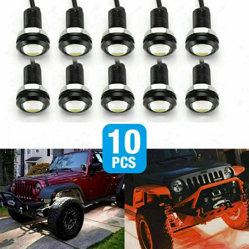 Eagle Eye Car White LED DRL Daytime Running Light Reverse Signal Tail Lamp 10pcs