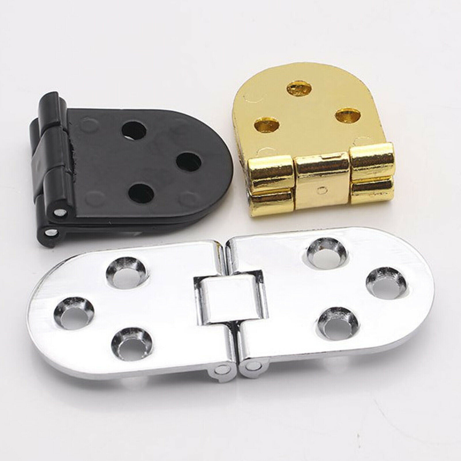Set of 8 Stainless Metal Folding Flip Hinge 1.2 x 3.1in Stable Durable