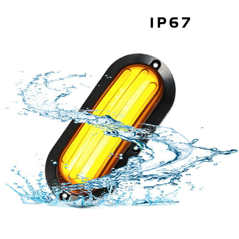 2PC 74LED Car Turn Reverse Truck Guiding Tail Lamp Rear Brake Light Red & Yellow