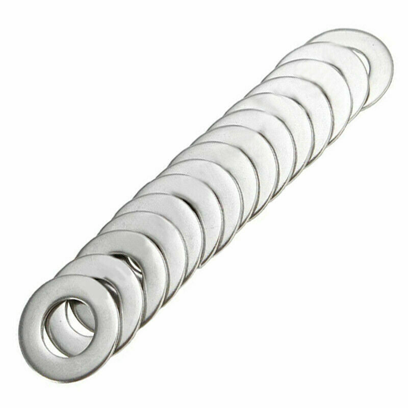 105pcs Stainless Steel Washer/Spring Metric Washer Assortment Set M3 4 5 6 8 10