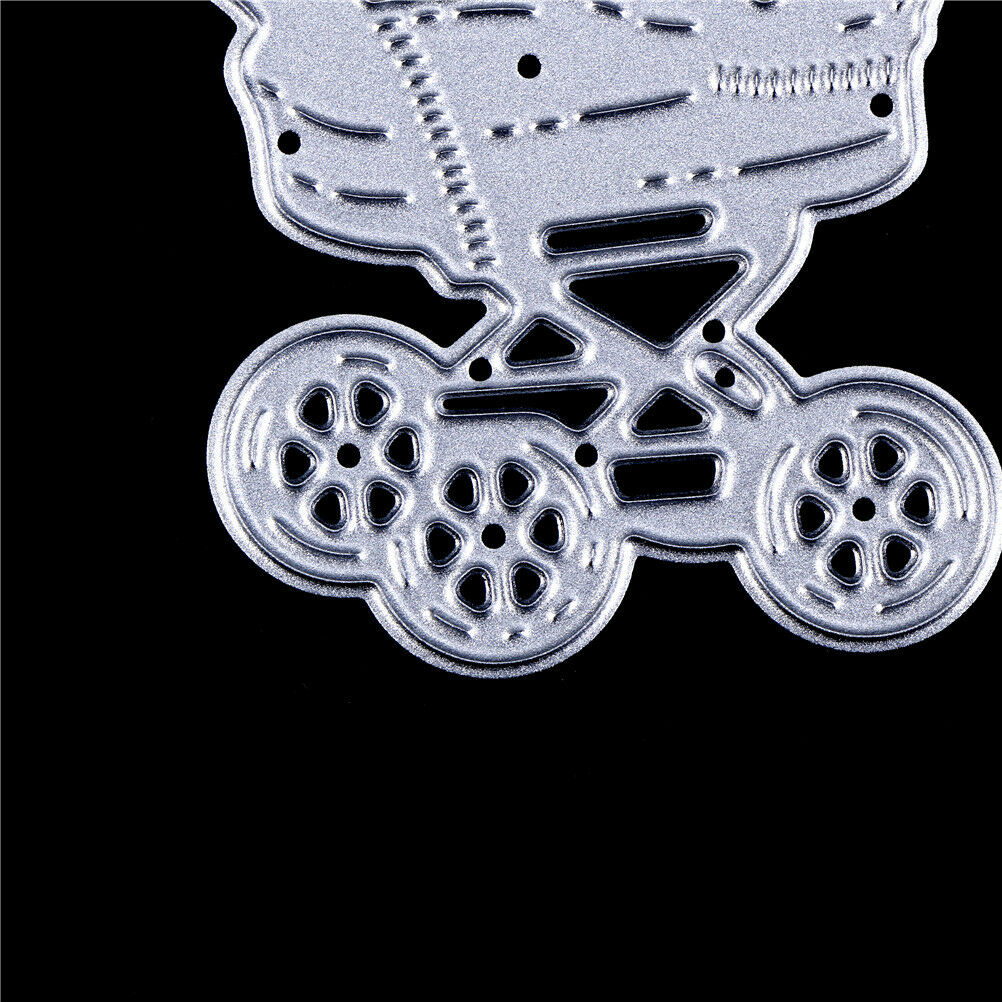 Baby Carriage Metal Cutting Dies Stencils for  Scrapbooking Card Making De.l8