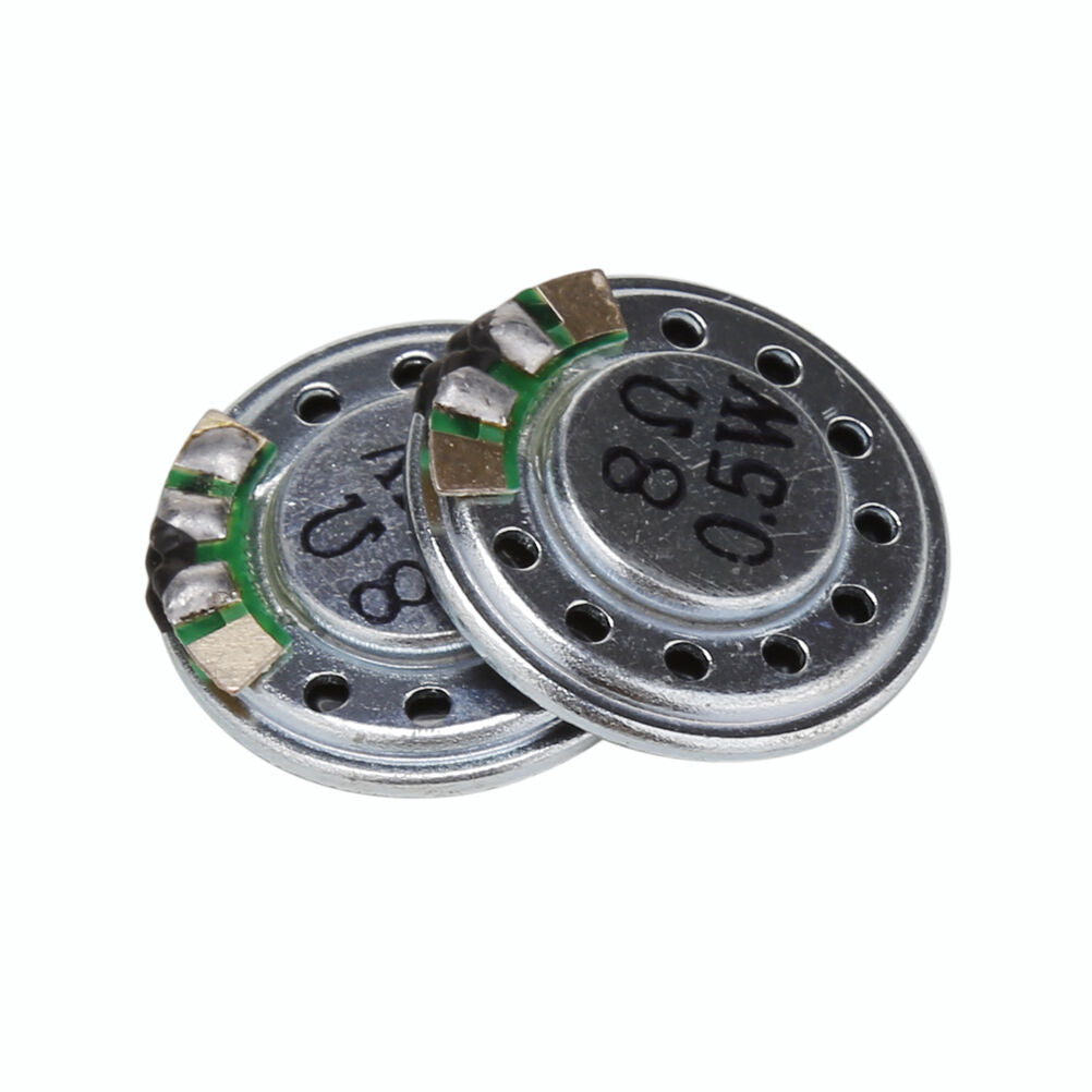 2x 20mm 8Ohm 8Ω 0.5W Audio Speaker Stereo Woofer Loudspeaker Trumpet Hor.l8