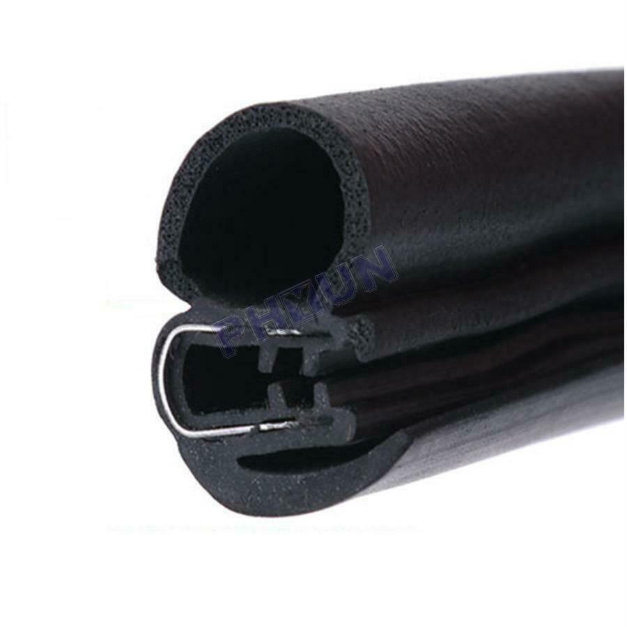 13ft Car Seal Weatherstrip EPDM & Steel Belt For Car Left Right Door Rear Trunk