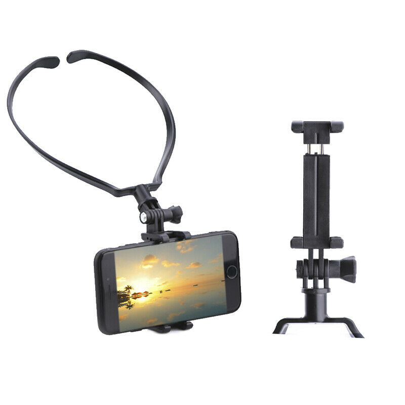 Neck Hanging Self Timer Mobile Phone Bracket for First Viewing Angle 270 Degree