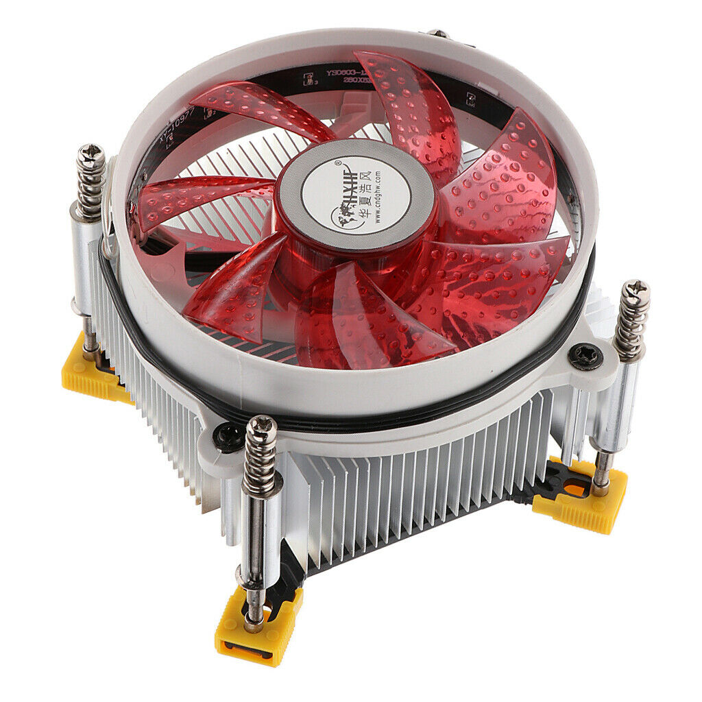 Computer CPU Cooler Copper Heatsink 92*92*25mm Fan Radiator for LGA-1366 CPU