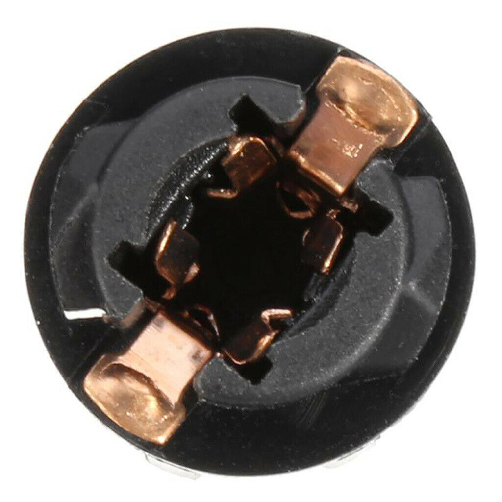 10 Pieces T5 Twist Sockets For Instrument Panel Cluster Light Bulbs Lamps