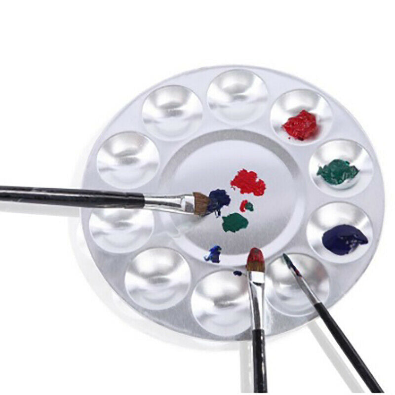 10 Holes Aluminum Round Color Palette Gouache Watercolor Art Sup N JfJ.DD