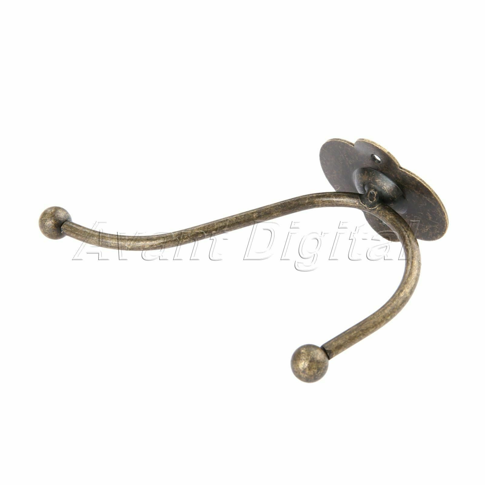 Metal Wall Hook Coat Hat Clothes Towel Holder Retro Bathroom Kitchen Door Hanger