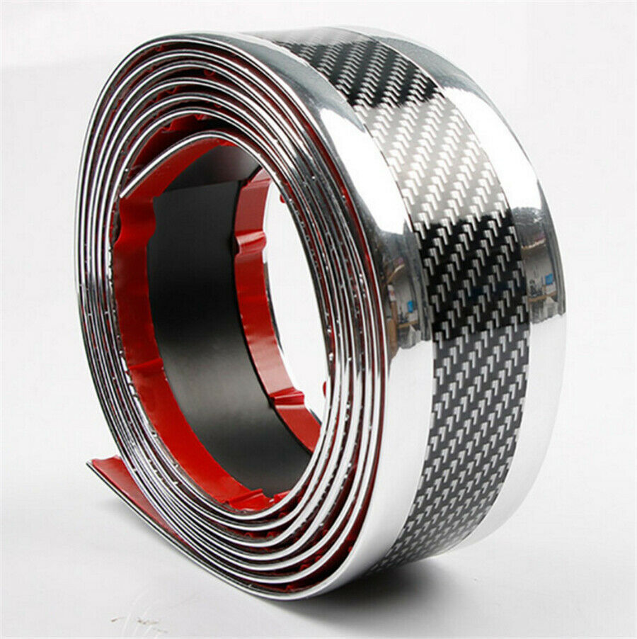 2.5M Car Door Sill Anti-Scratch Protect Strip Bumper Side Skirt Decoration Strip