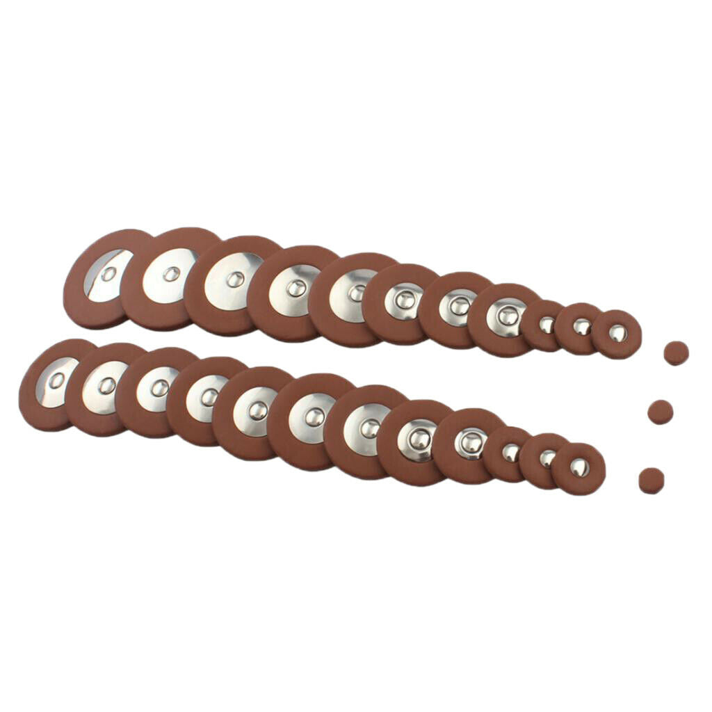26x Leather Alto Saxophone Pad Mat for Saxophonist