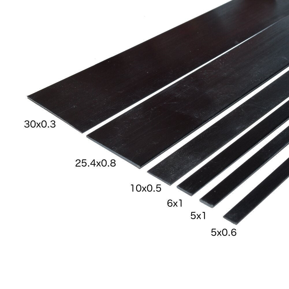 Carbon Fiber strips (2Pcs) deal 2mm X 10mm X 500mm Rc Air plane Kite