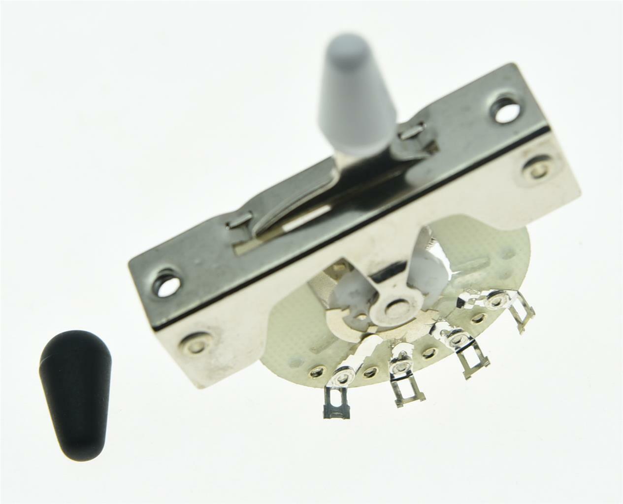 5 Way Guitar Pickup Selector Switch w/ Tips and Screws for Strat Tele Guitars