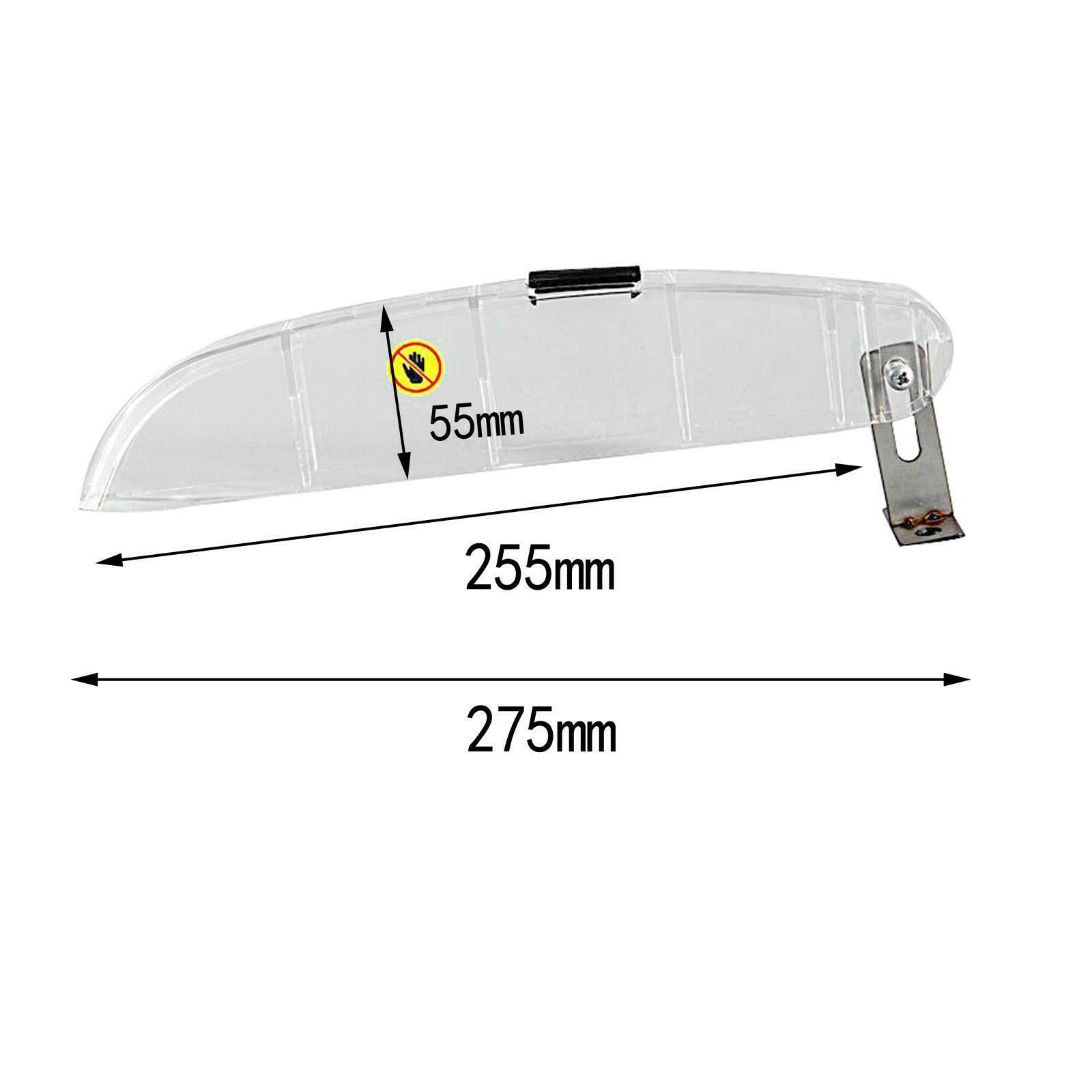 Plastic Table Saw Protective Cover Woodworking Accessory Universal Safety