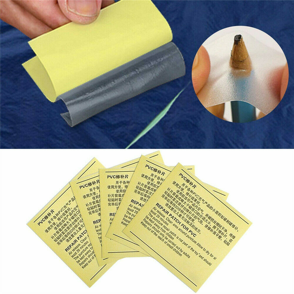 20Pcs Inflatable Tub Swimming Pool Toys Puncture Repair Patch Stickers Kit AU