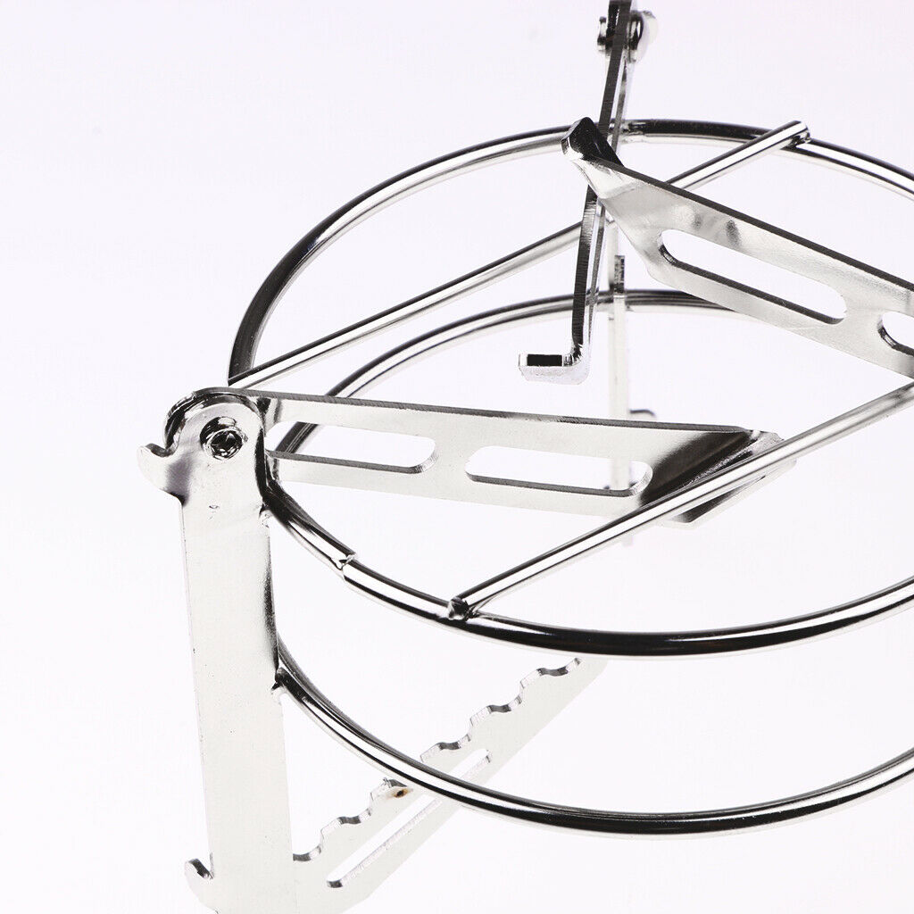 Portable Stainless Steel Folding Pocket Alcohol Stove Holder Bracket Rack