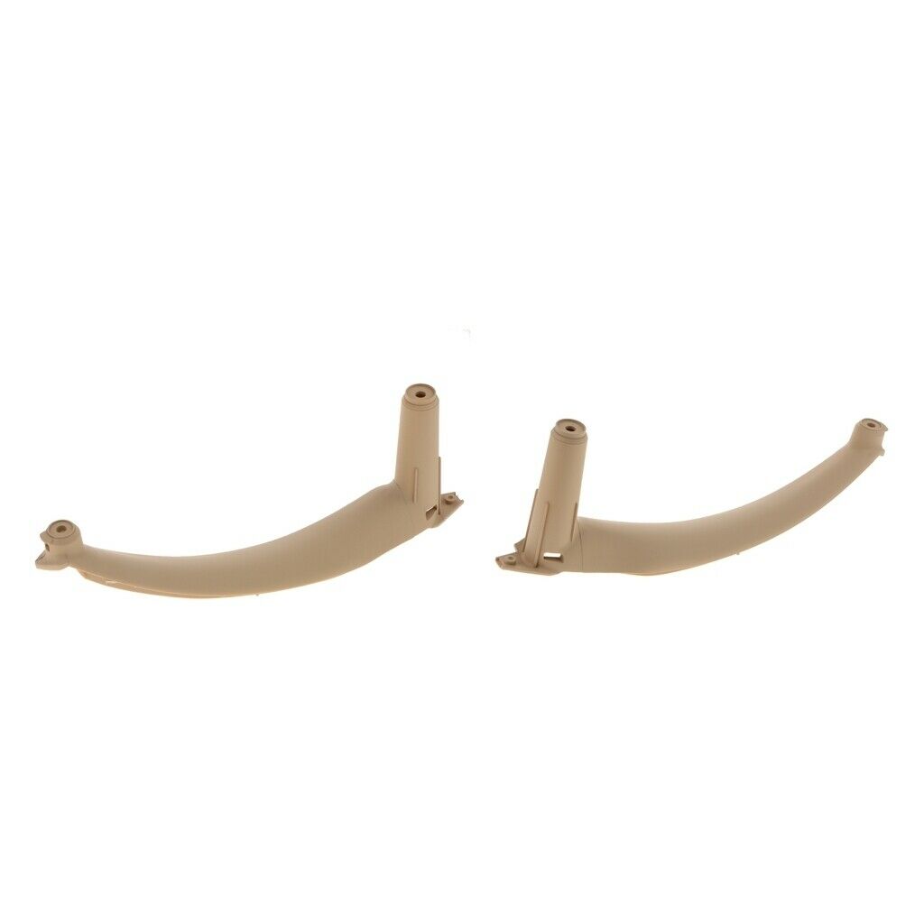 2Pcs Inside Door Panel Handle Trim Cover Replaces for 2007-2013  Beige