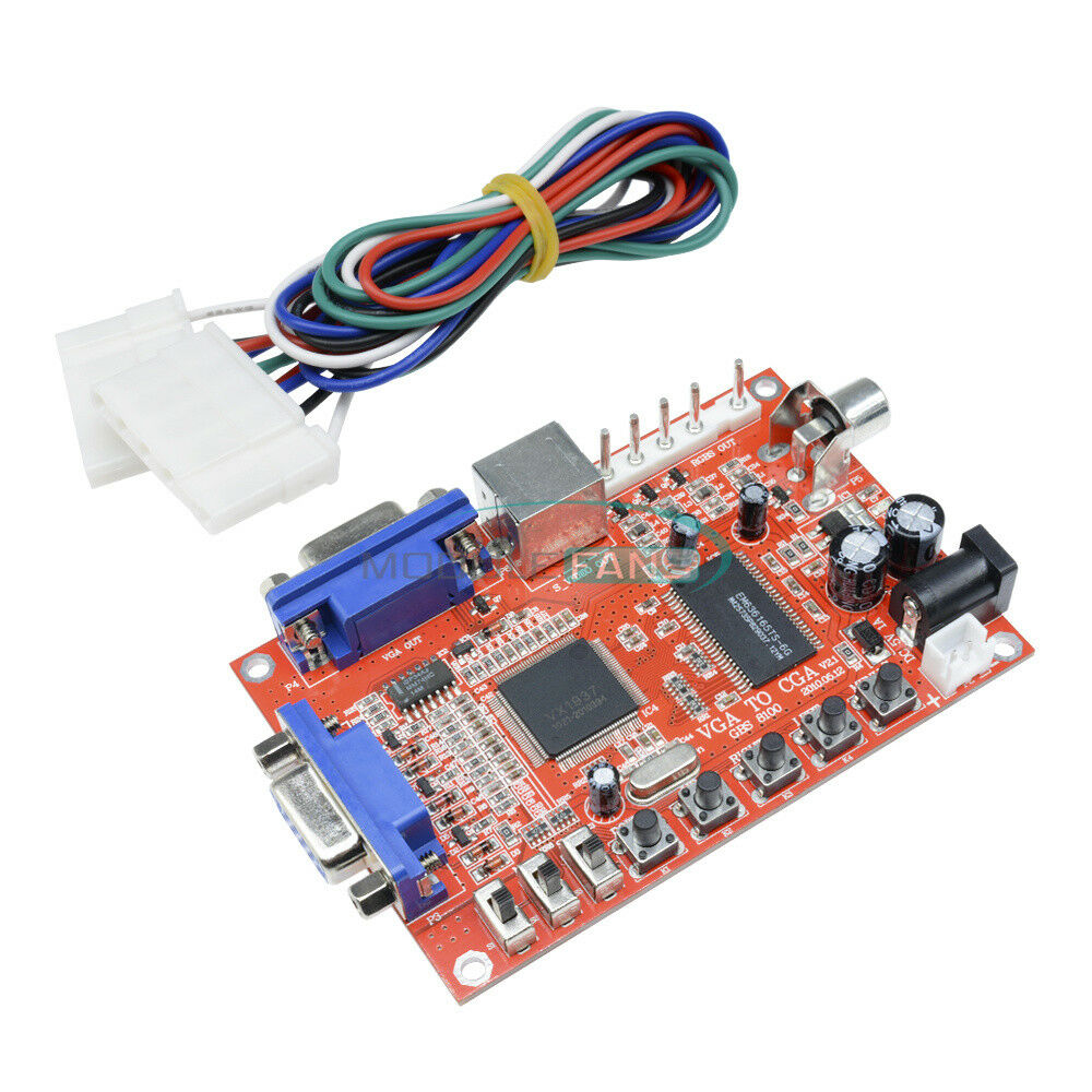 VGA to CGA/CVBS/S-Video HD Arcade Video Game Converter Board GBS-8100