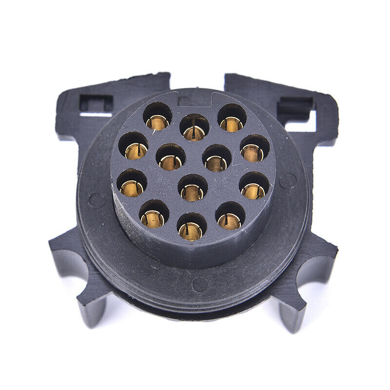 13 Pin 12V Socket Core Pole Cable EU Vehicle Bota RV Trailer Connector AdapterBD