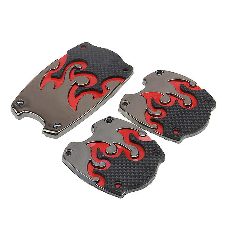 3Pcs Non-Slip Manual Transmission Car Pedal Cover For Brake Clutch Accelerator