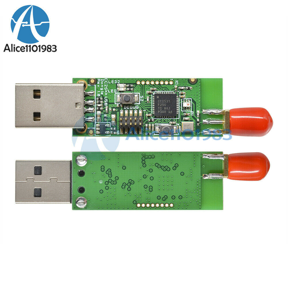 CC2531 Bluetooth 4.0 USB Protocol Analyzer Sniffer Module w/ External Antenna
