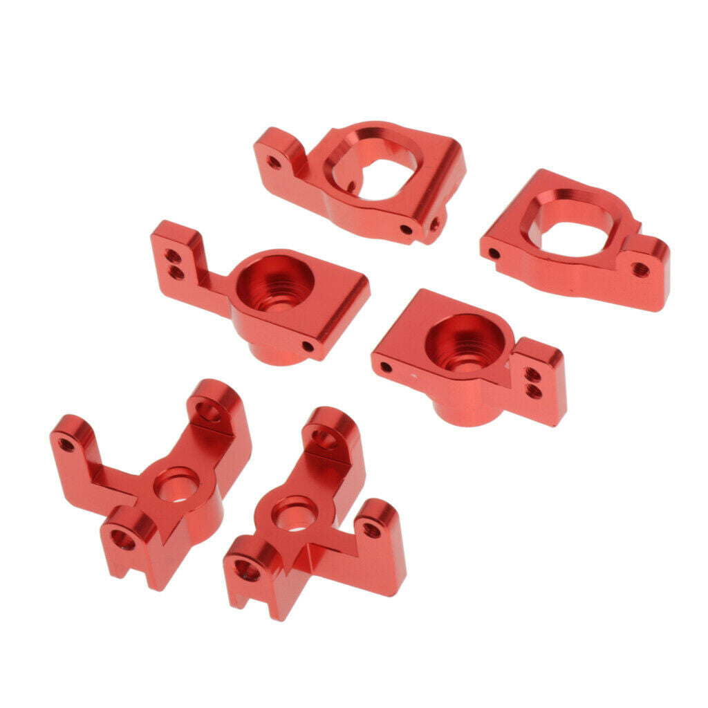 6pcs 1/14 Scale RC Metal Front Rear C Hub Bracket For Car