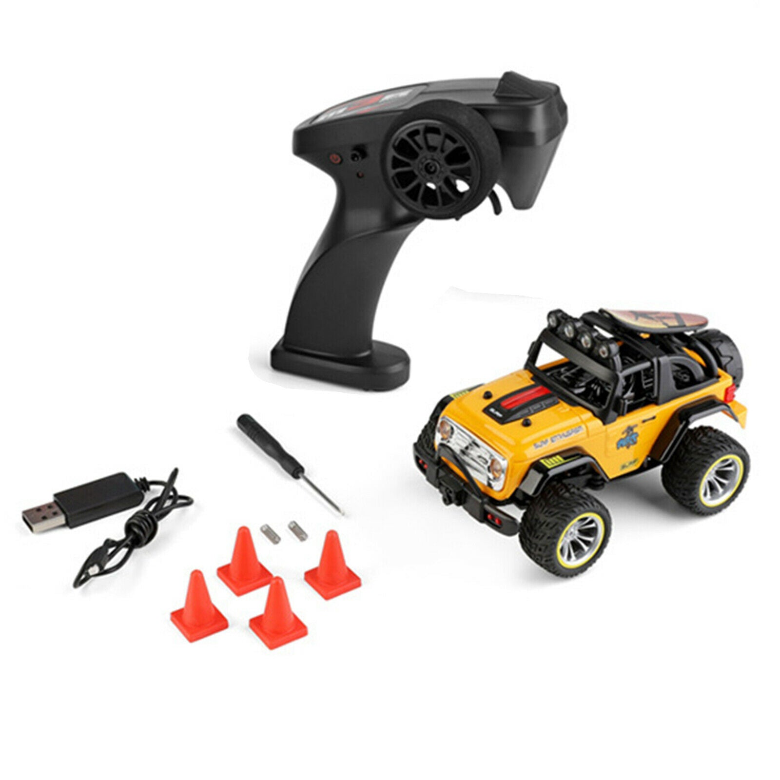 1:32 4WD Remote Control Truck High Speed Racing Vehicle 25km/h Off-Road Car
