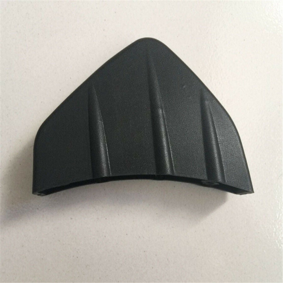 3Pcs Universal Black PVC Rear Bumper Diffuser Molding Point Garnish For All Cars