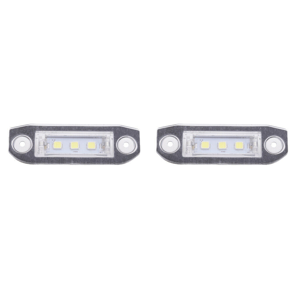 1 Pair Number License Plate LED Light Lamp for Volvo S80 XC90 S40 XC60 S60