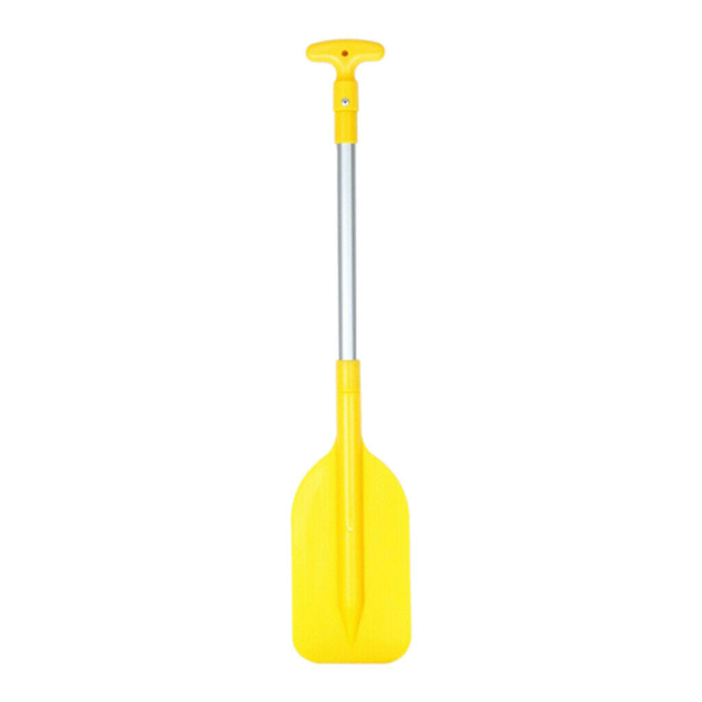 1 Pair Extendable Kayak Paddles Aluminum Alloy Rafting Oars Max 108cm Yellow