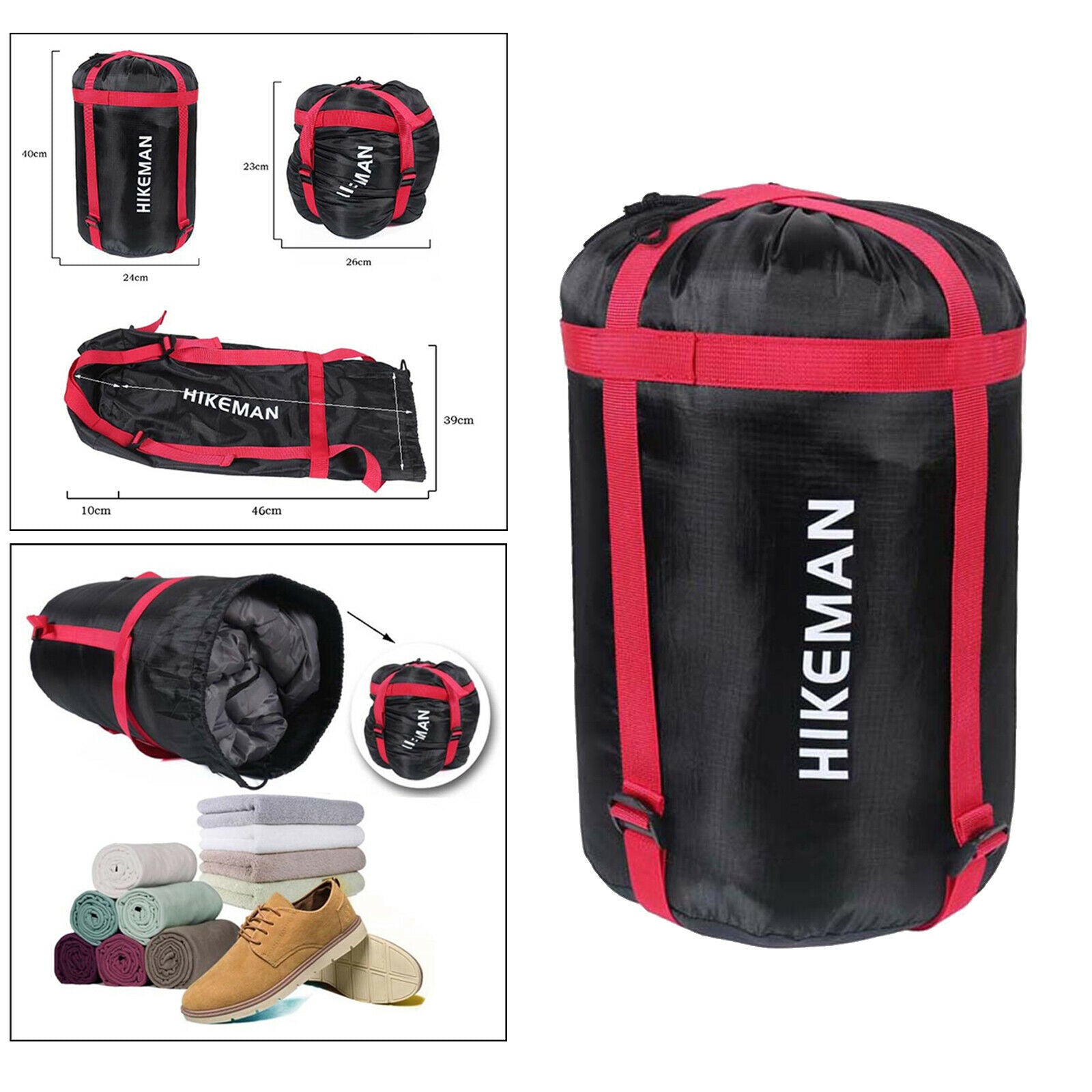 Durable Stuff Sacks Reusable Ditty Bag Storage Pouch for Camping Travelling