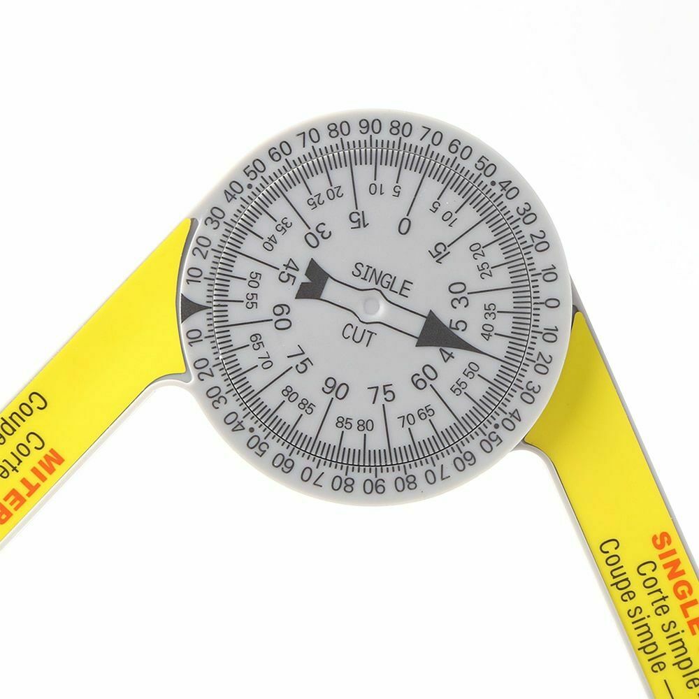 Miter Saw Protractor Accurate Angle Level Measurements Carpenter High-Accuracy