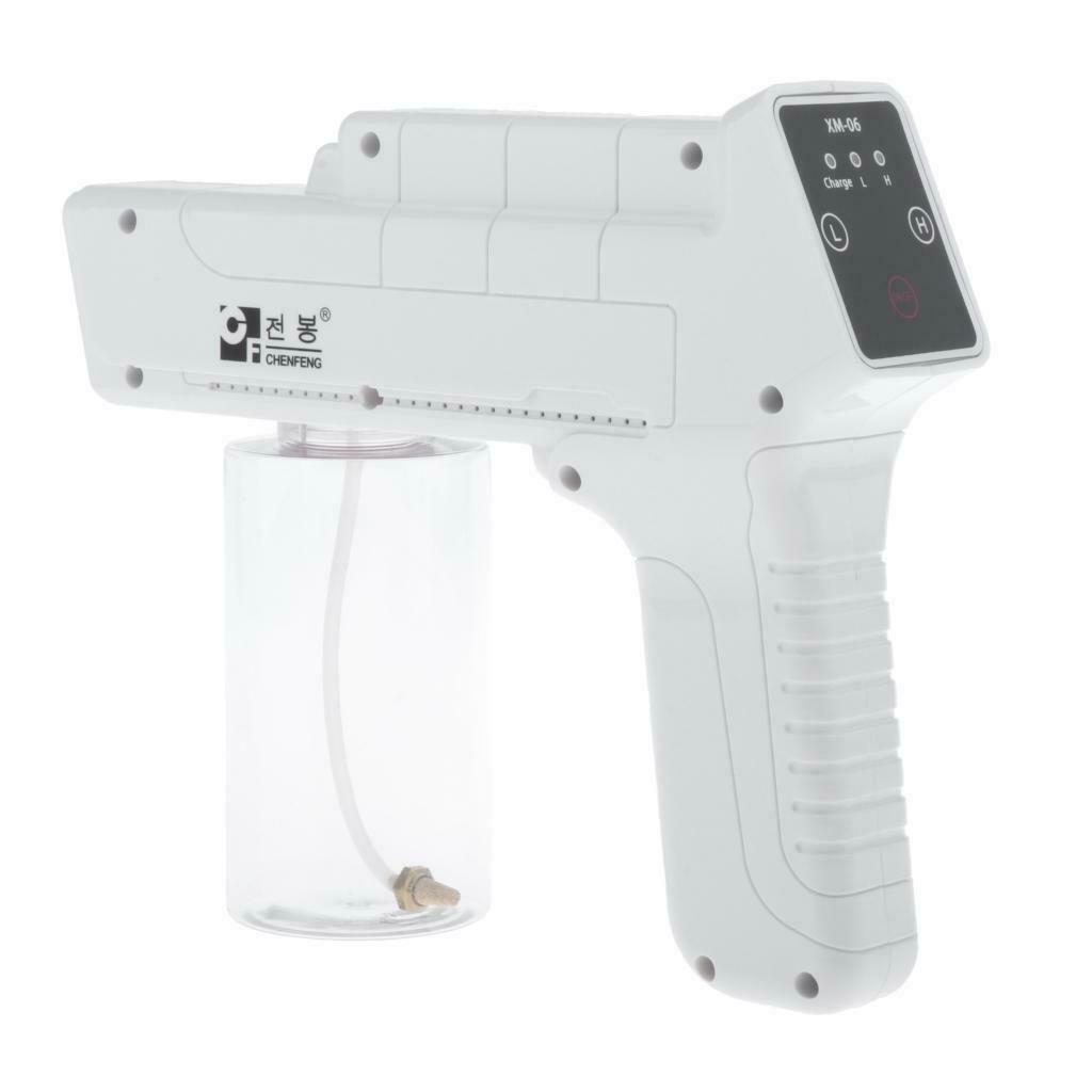 Handheld USB Charge Sanitizer Sprayer Disinfectant Fogger Spray Gun White