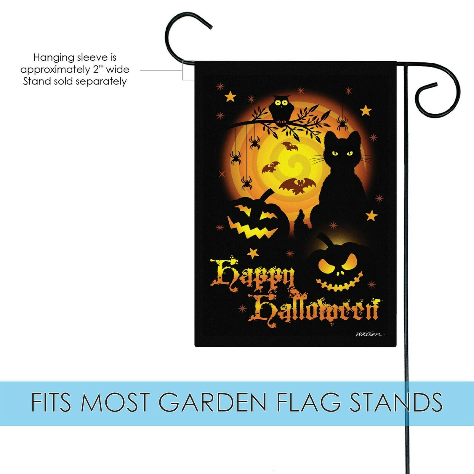Toland Scary Halloween 12.5 x 18 Spooky Halloween Garden Flag