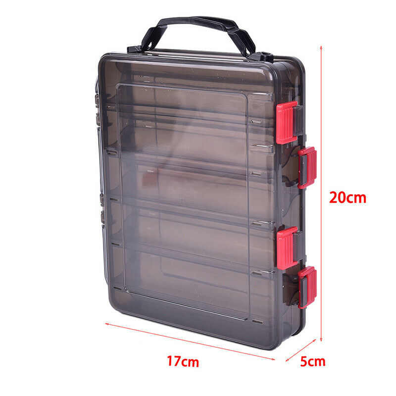 Fishing Lure Box Hooks Spoons Storage Boxes 10 Compartments Box Fishing Tackl Xz