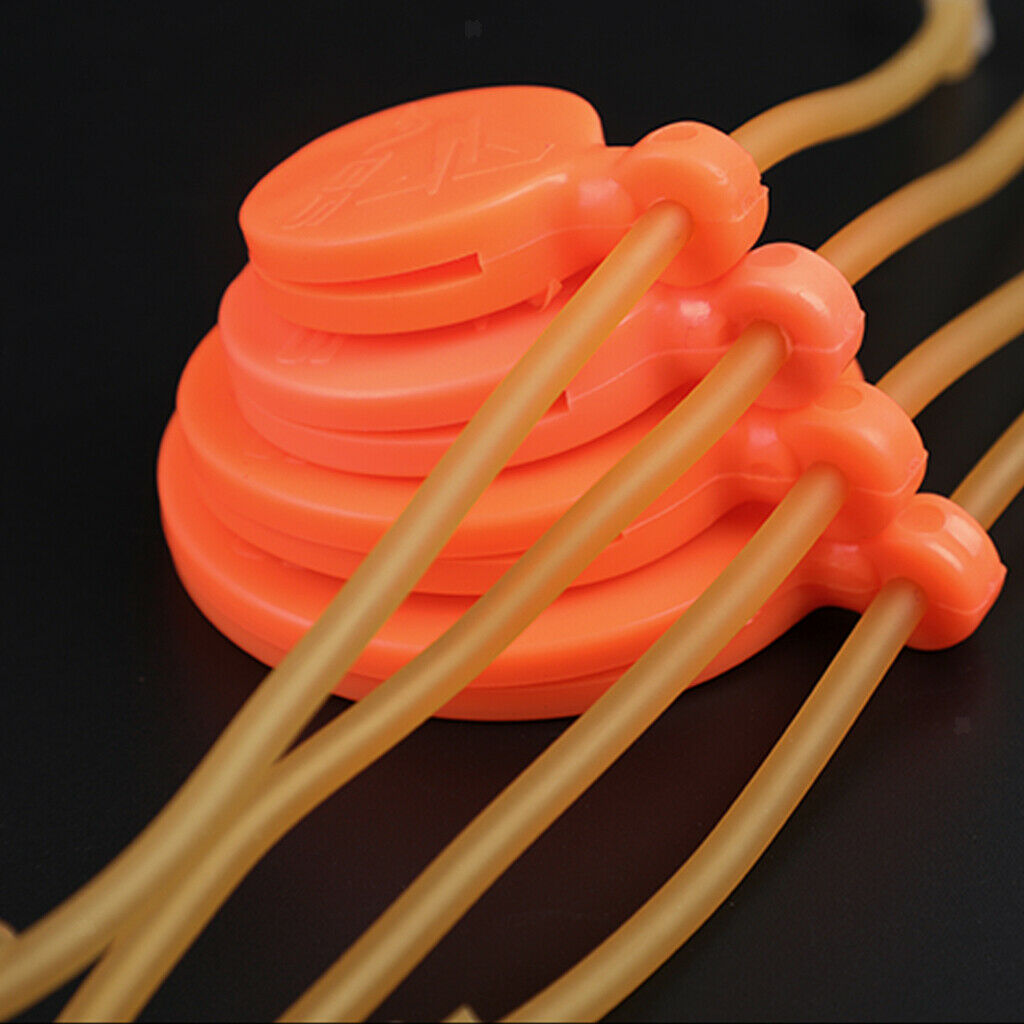 4 Pack Orange Slingshot Target 3/4/5/6cm Silicone Aim Aids Trainer Equip
