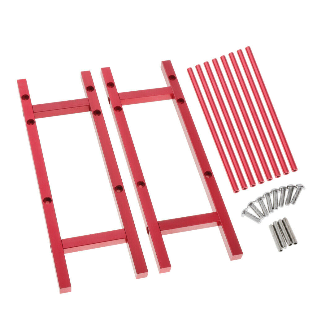 Red RC Tire Rack Shelf Storage Garage for 1/10 SCX10 Crawler Accessory