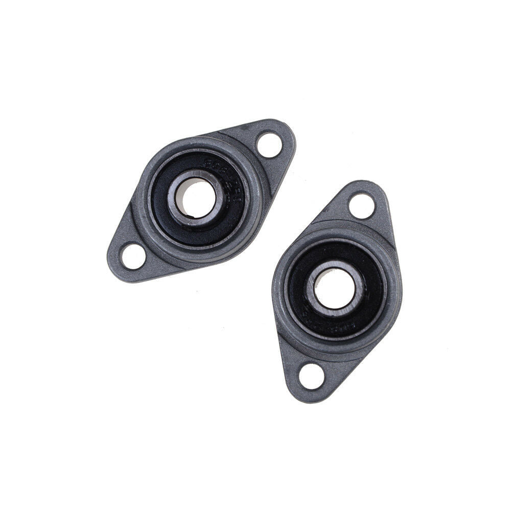 2Pcs KFL08 8mm Bore Diameter  Pillow Block Bearing Flange Rhombic Bearing.l8