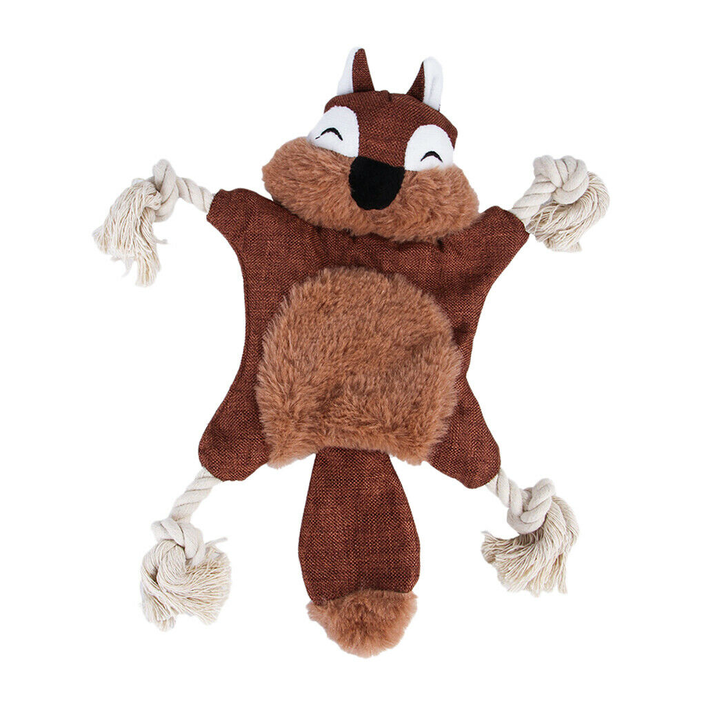 Dog Chew Sound Toys Plush Dog Play Toys For Small Large Dogs Puppy Squirrel