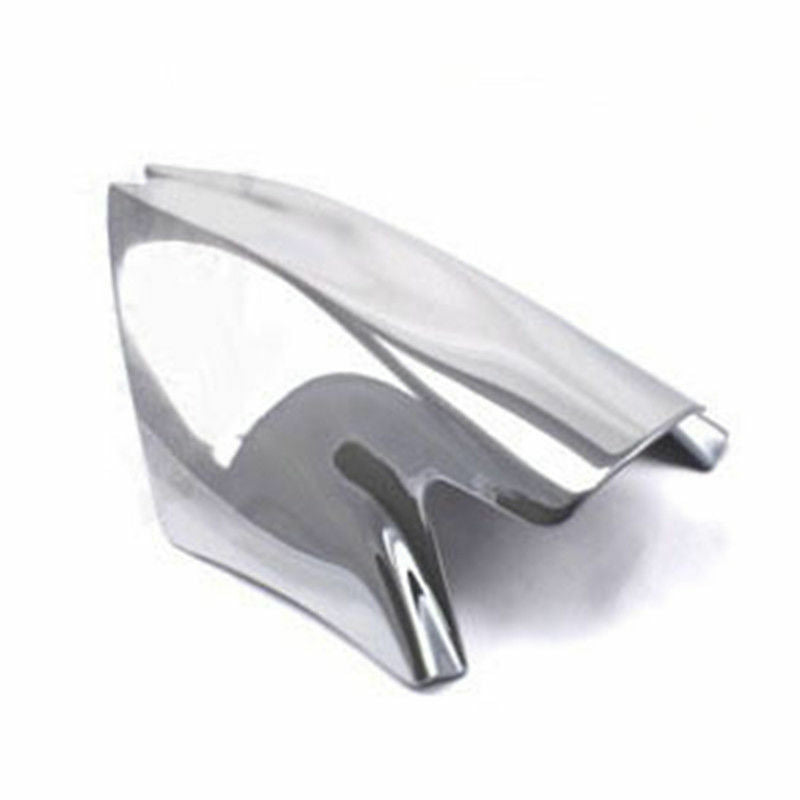 Chrome Double Bubble Motorbike Windshield Windscreen for Kawasaki Z1000 07-09