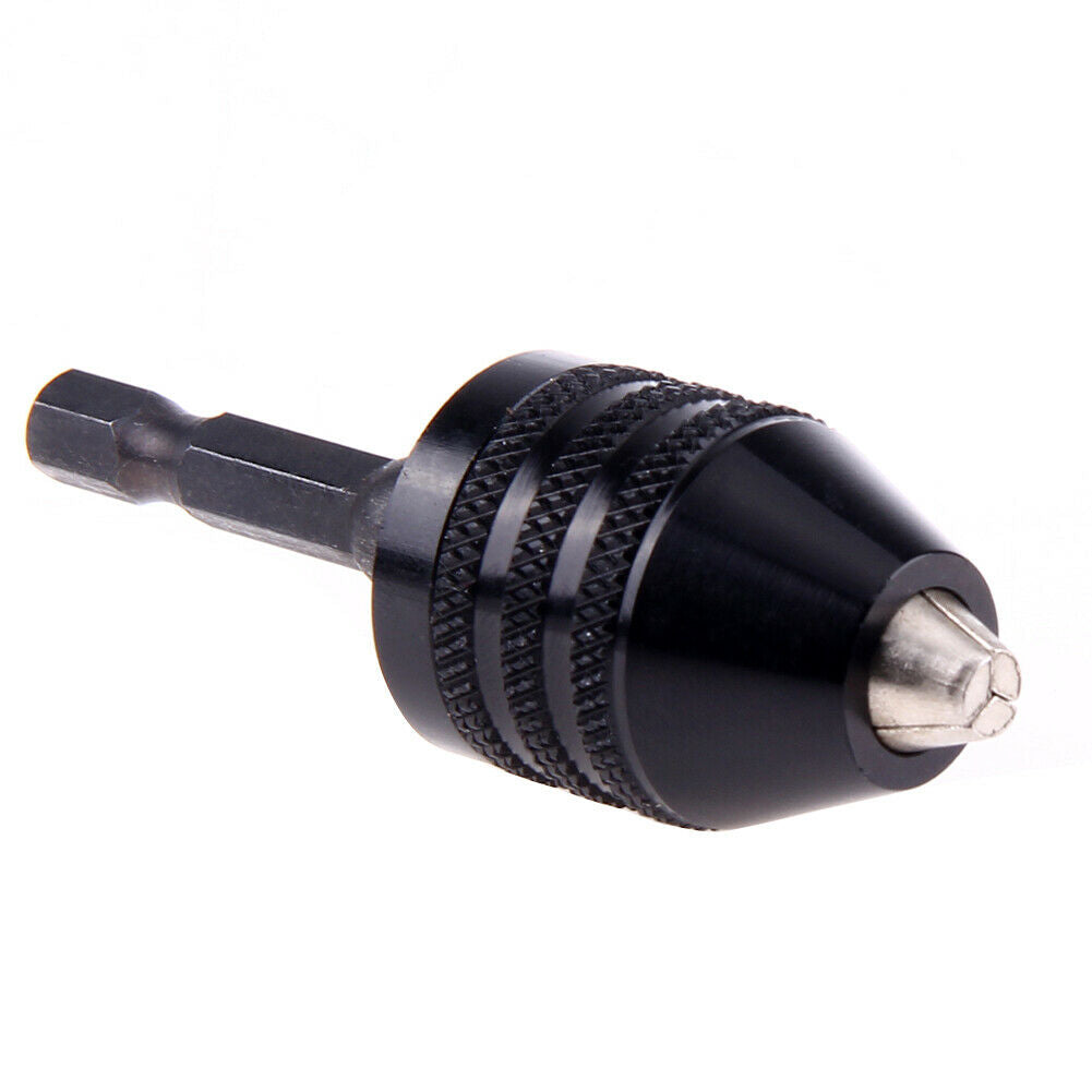 0.6-8mm Keyless Drill Chuck Screwdriver Impact Driver Adaptor Hex Drill @